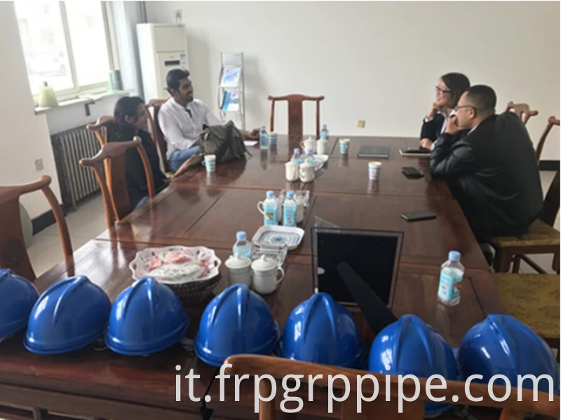 Pipe GRP in fibra di vetro antisismica e resistente all'usura